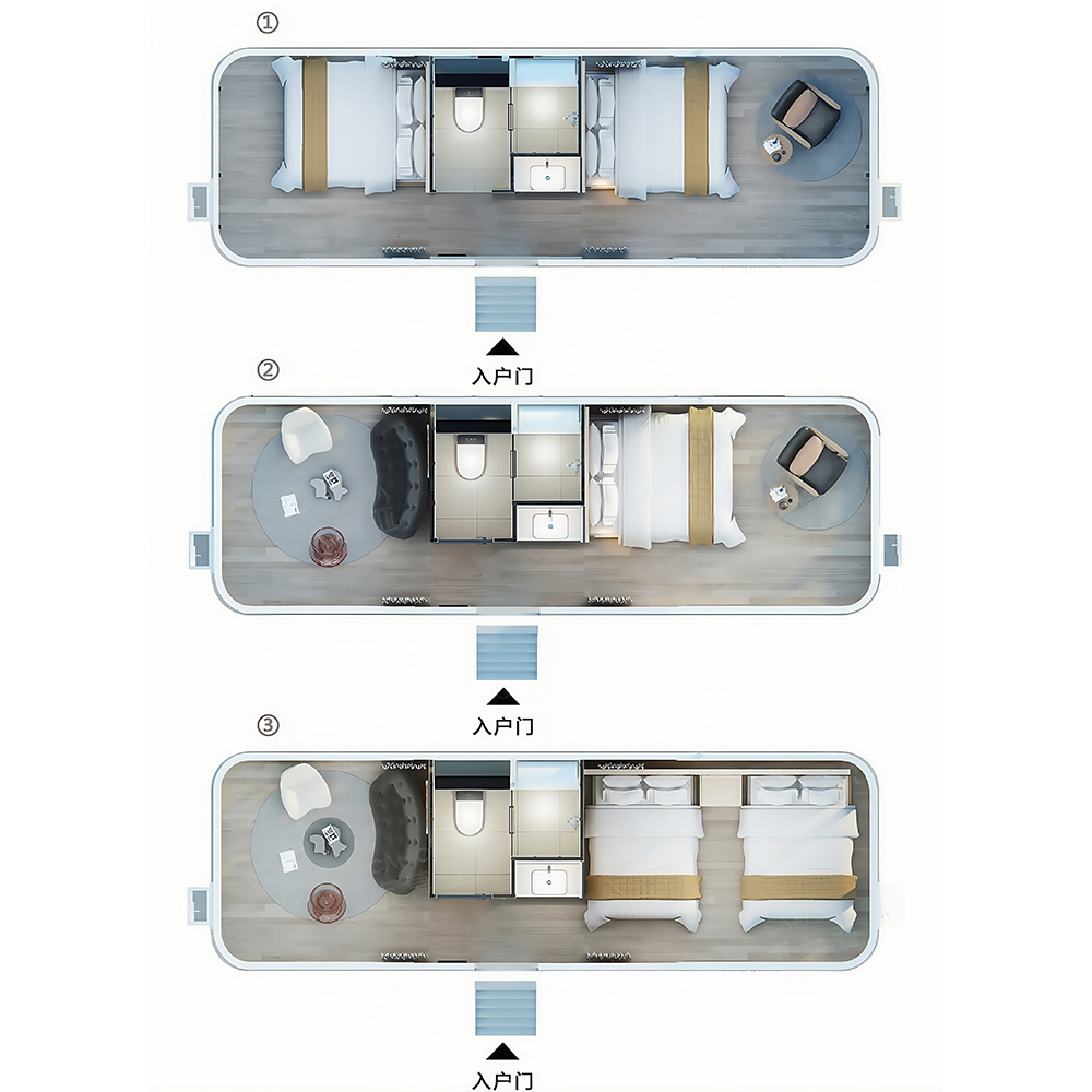 C5 irrotettavat mobiilikapselilomakylät