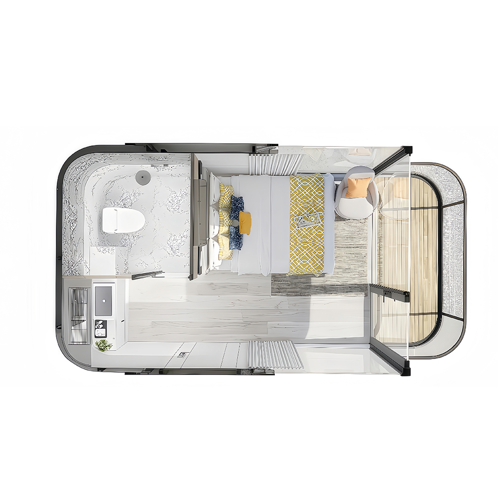 S1 standardi esivalmistettu modulaarinen kapselitalo