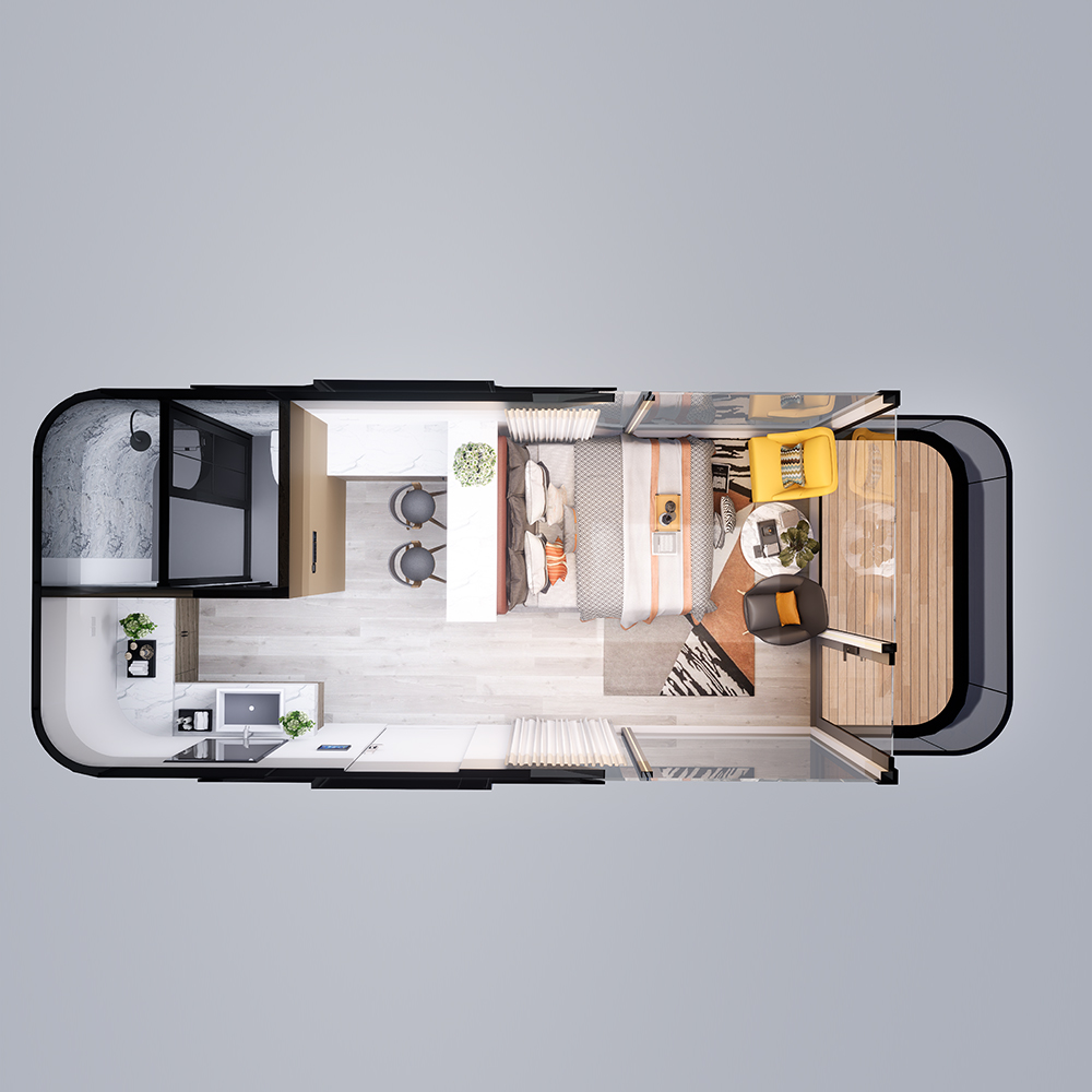 S3-standardin esivalmistettu älykäs modulaarinen koti